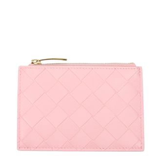 Bottega Veneta Damens Dokumentenhalter aus rosafarbenem Leder