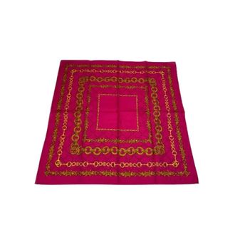 Celine Pre-owned Scarves, female, Pink, Size: ONE SIZE Pre-owned Vintage Scarf