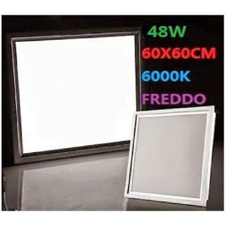 Trade Shop Trade Shop Traesio - Trade Shop - Panel Led L&aacute;mpara Quadrato 48w Incasso 220v Fred White Calda 60x60cm