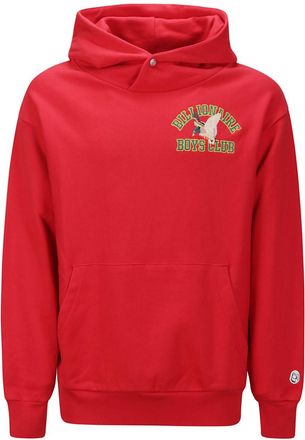 Billionaire Boys Club logo-print hoodie - men - Cotton - L - Red