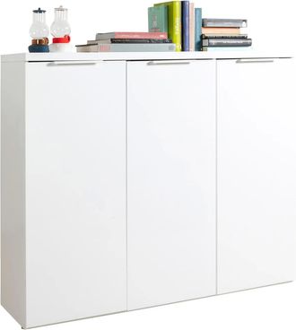Composad Mueble Organizador Mundi 3 Puertas Blanco Lacado 120x35x102,30