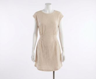 Z Supply Rowan Textured Knit Dress In Whisper White