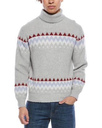 Eleventy Wool & Cashmere-Blend Turtleneck Sweater