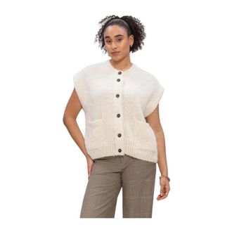 Knit-ted Truien & Vesten, Dames, Beige, XL, Bessy Cardigan