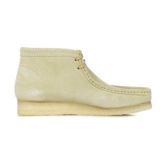 Clarks Lace-up Boots, male, Beige, Size: 12 US Maple Suede Wallabee Boot