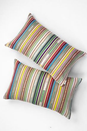 Archive New York Vintage Handwoven Luna Striped Pillow in Multi Stripe at Nordstrom, Size 12X20