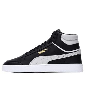 Puma Shuffle Mid WTR Black White Team Gold 385551-02