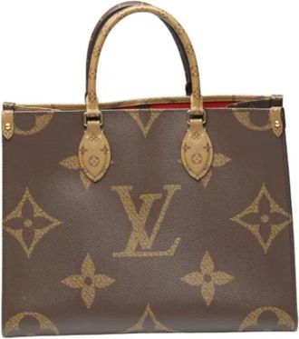 Louis Vuitton Tweedehands Canvas Louis Vuitton tassen - Dames - Vintage Shopper - Bruin - ONE Size - Vintage