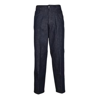 Emporio Armani Heren, Jeans, Blauw, Maat: W34 Katoen