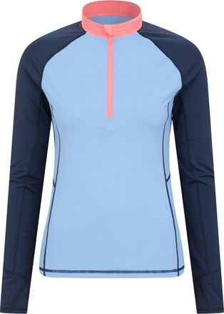 Mountain Warehouse Dames/Dames Helston Rash Guard met lange mouwen (Blauw)
