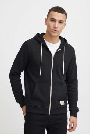 Blend Kapuzensweatjacke BLEND BHNOAH, Herren, Gr. XL, schwarz, Sweatware, Obermaterial: 60% Baumwolle, 40% Polyester, kontrastfarbene Details, unifarben, sl