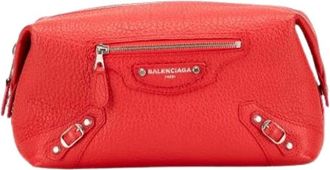 Balenciaga Pre-owned Clutches, female, Red, Size: ONE SIZE Pre-owned Leather balenciaga-bags
