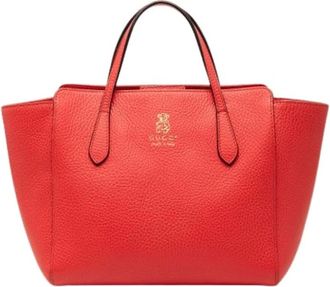 Gucci Pre-owned Handbags, female, Red, Size: ONE SIZE Pre-owned Mini Swing Handbag