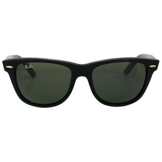 Ray-Ban Rectangle Black Green Wayfarer 2140 Sunglasses