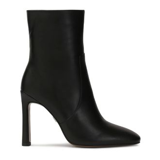 Kazar Schoenen, Dames, Zwart, 40 EU, Leer, Zwarte leren kuitlengte laarzen