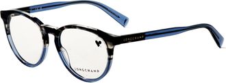 Longchamp Womens 51 mm Blue Opticals