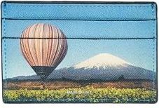 Paul Smith Portacarte Mongolfiera Monte Fuji - Heren - Portefeuilles - Veelkleurig - ONE Size - Leer - Accessoires