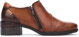 Pikolinos Bruine damespump - Malaga stijl - Dames - Laarzen met Hak - Bruin - 41 EU - Leer - Schoenen