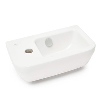 Vitra Integra Lavabo 37x22 Cm, Agujero Para Grifo A La Izquierda, Blanco (7090-003-0028)