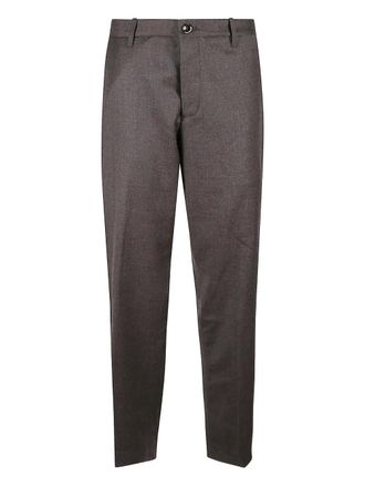 Nine In The Morning buttoned straight-leg trousers - Grey