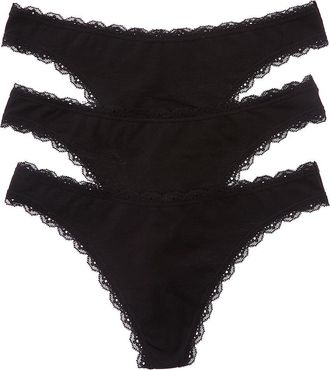 Wacoal B.TemptD By Wacoal 3Pk Inspired Eyelet Thong
