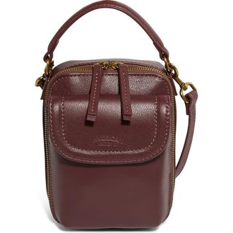 American Leather Co. Tribeca Leather Crossbody Bag in Cordovan at Nordstrom Rack