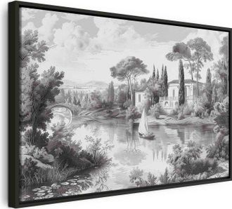 Artgeist Cuadro Decorativo Artgeist Vintage Negro Blanco 90 X 60 Cm