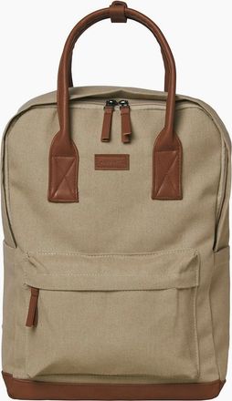 Jack & Jones Mens Jack & Jones Pascal Cotton Unisex Adults Beige Backpack - One Size - Cream