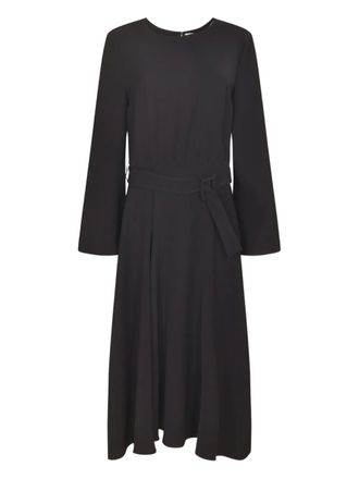 P.A.R.O.S.H. Flared jurk met ceintuur - Blauw