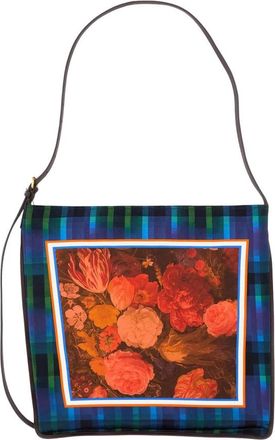 Dries Van Noten Grote Schoudertas van Sjaal - Dames - Schoudertassen - Veelkleurig - ONE Size - Leer - Tassen