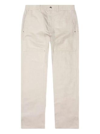 Helmut Lang twill carpenter trousers - Neutrals