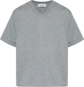 Lisa Yang Vivian Top - Heren - T-shirts - Grijs - L - Katoen - Tops