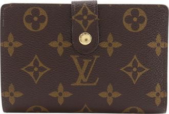 Louis Vuitton Brown Monogram Canvas Wallet (Bi-Fold) (Pre-Owned)