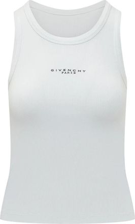 Givenchy Sleeveless Tops, female, White, Size: S Slim Fit Tank Top