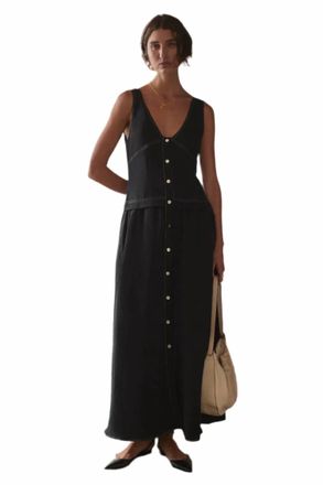 SANCIA Elenora Maxi Dress In Noir