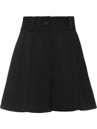 Miu Miu Shorts sartoriali a vita alta - Nero