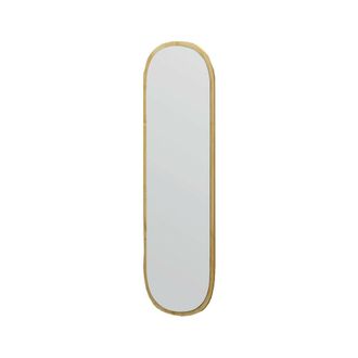 Dmora Espejito Calypso, Espejo, Objeto De Decoraci&oacute;n De Pared, Decoraci&oacute;n De Espejo, 40x2h120 Cm, Roble, Con Embalaje Reforzado - Dmora