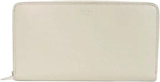 Celine Pre-owned Vintage Long Wallet (Bi-fold) - Dames - Vintage Accessoires - Beige - ONE Size - Leer - Vintage