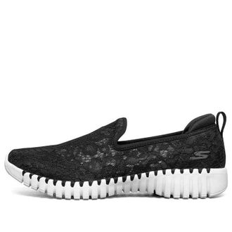 Skechers (WMNS) Skechers Go Walk Smart Lazy Shoes Black 124165-BKW