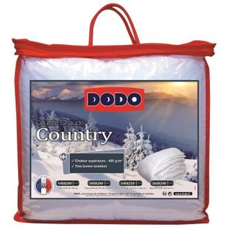 Dodo Dodo - Edred&oacute;n C&aacute;lido 400gr/m2 Country 200x200 Cm Blanco