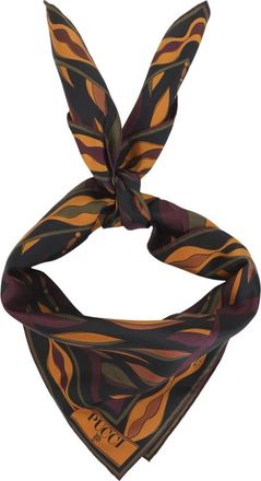 Pucci Foulard 90x 90 - Dames - Zijden sjaals - Veelkleurig - ONE Size - Accessoires