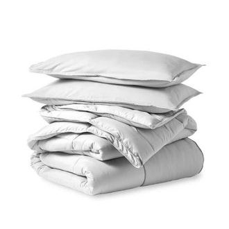 Bare Home All-Season Down Alternative Comforter Set - Oversized King in Cloud Grey at Nordstrom