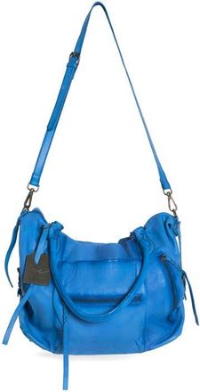 Free People We The Free Emerson Lambskin Leather Tote in Sapphire at Nordstrom