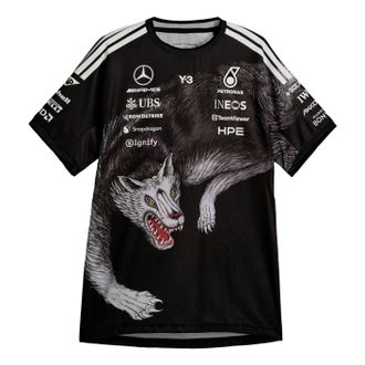 adidas Y-3 F1 Mercedes-AMG Petoronas Formula 1 Team Driver T-Shirt Black KQ9844