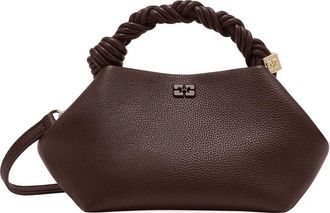Ganni Small Bou Twisted-handle Tote Bag