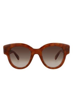 POMELLATO 49mm Novelty Round Sunglasses in Havana Havana Brown at Nordstrom Rack