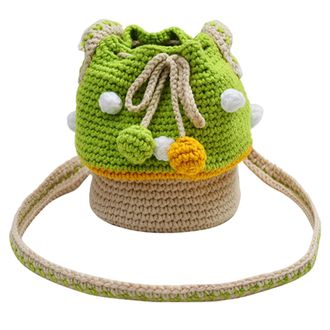Generic Mushroom Shoulder Bag, Mushroom Bag for Women | Shoulder Bag | Female Casual Purse Shoulder Bag, Crochet Bag, Knitted Shoulder Bag, Handwoven, Multifu