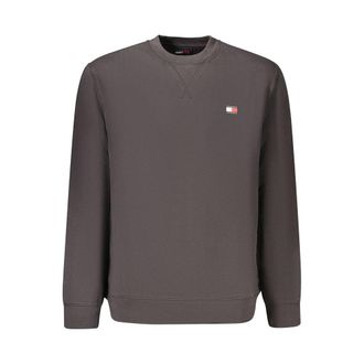 Tommy Hilfiger Black Cotton Mens Sweatshirt