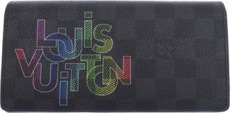 Louis Vuitton Damier Graphite Black Damier Graphite Long Wallet (Bi-Fold) (Pre-Owned)