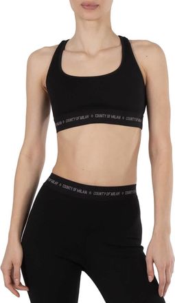 Marcelo Burlon Ladies Logo Sports Bra
